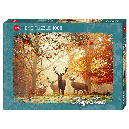 Stags Magic Forests 1000 Piece Jigsaw Puzzle Heye