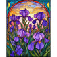 Stain Glass Iris 500 Piece Jigsaw Puzzle Springbok