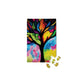 Stained Glass Tree 150 Piece Mini Jigsaw Puzzle Micro Puzzles