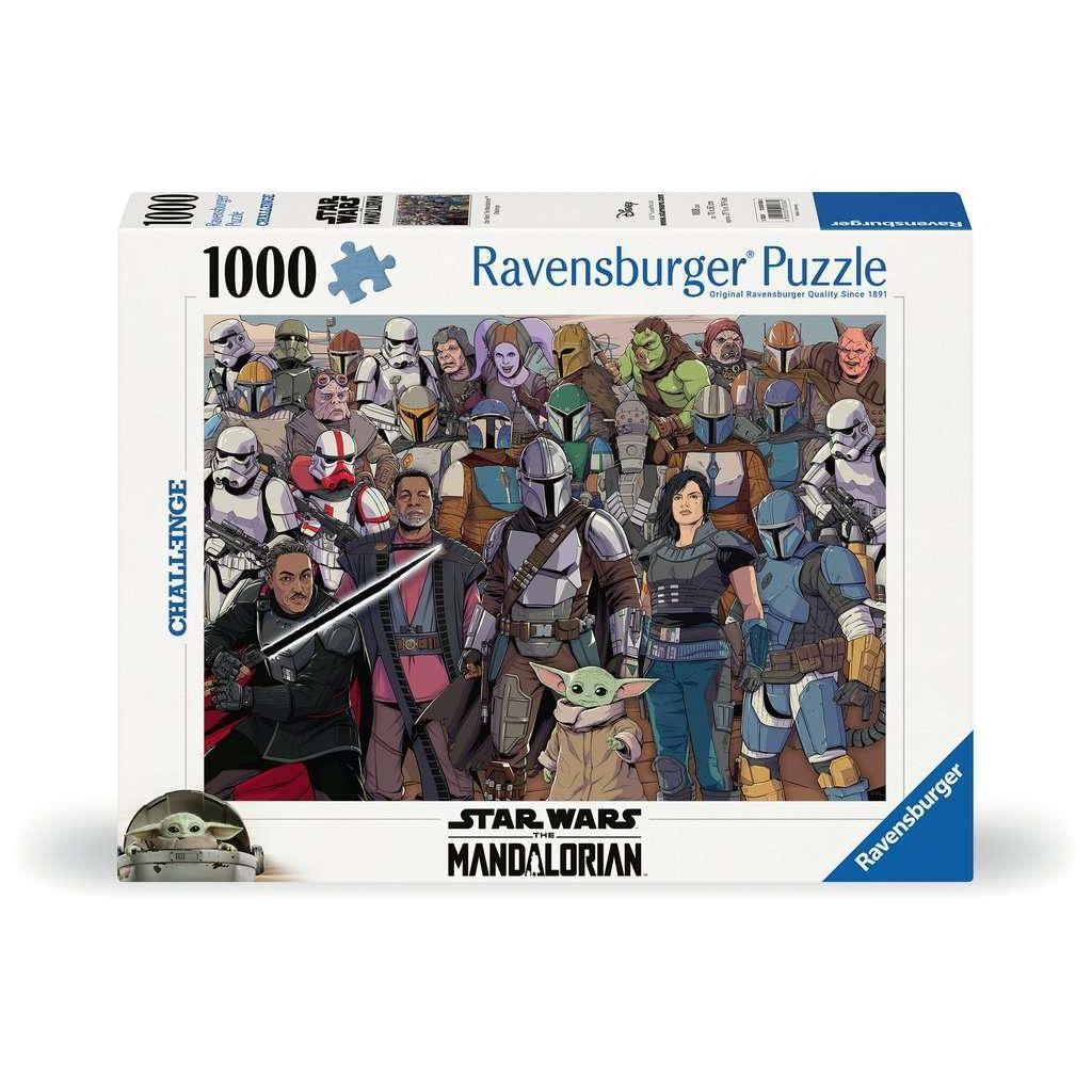 Stars Wars Mandalorian Challenge 1000 Piece Jigsaw Puzzle Ravensburger