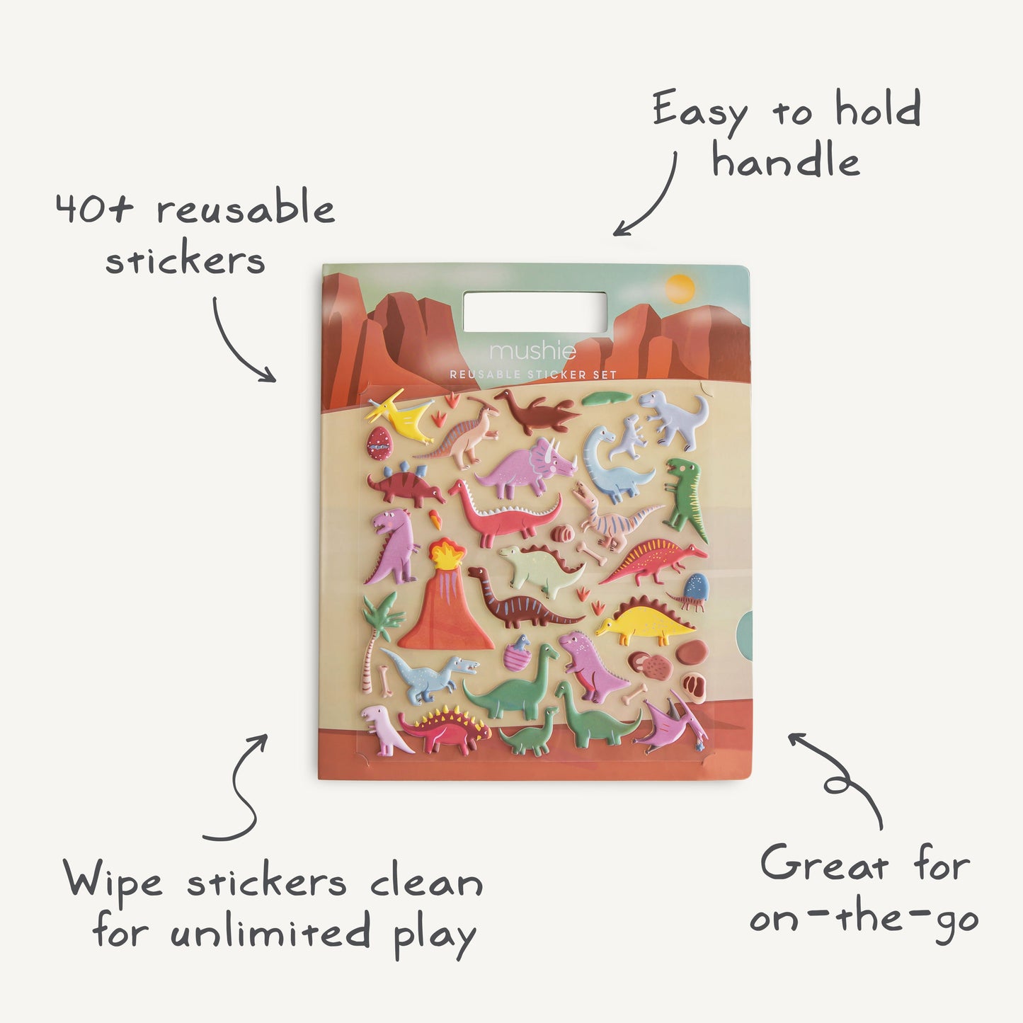 Reusable Sticker Set - Chickadees Wooden Toys