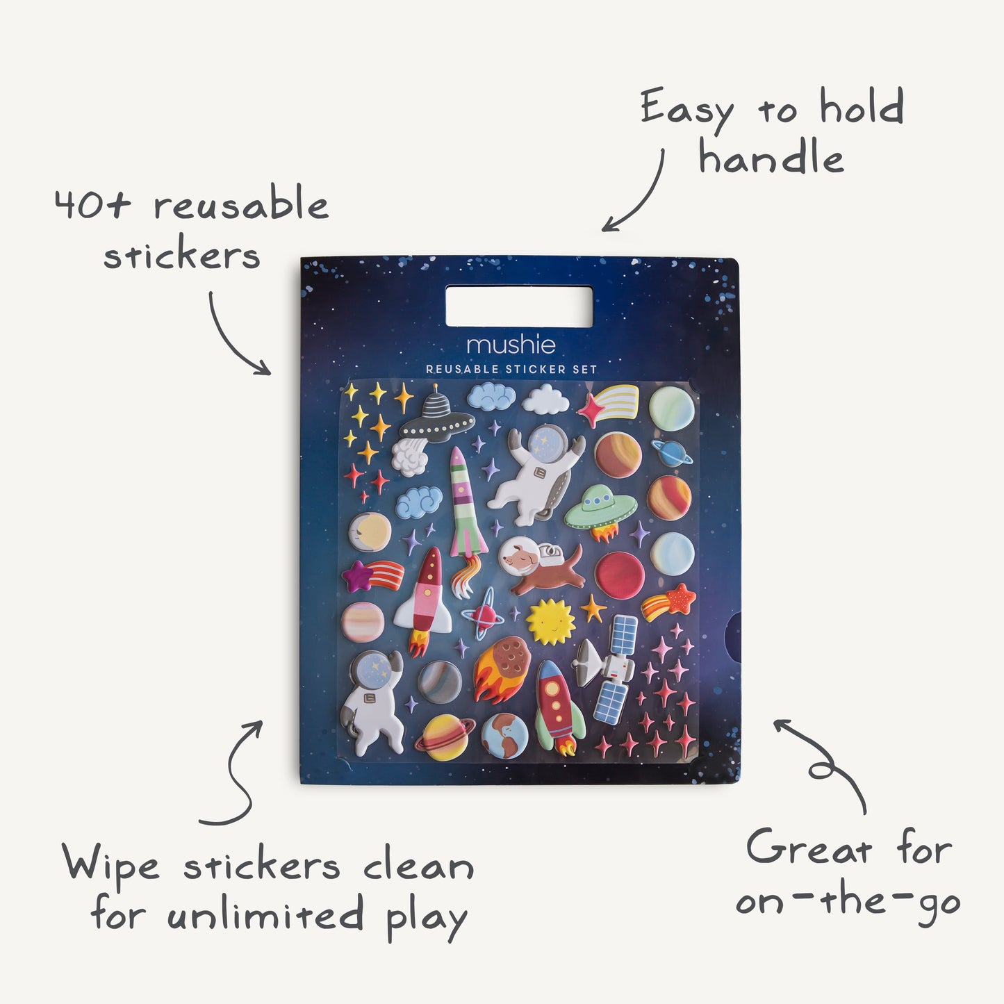 Reusable Sticker Set - Chickadees Wooden Toys