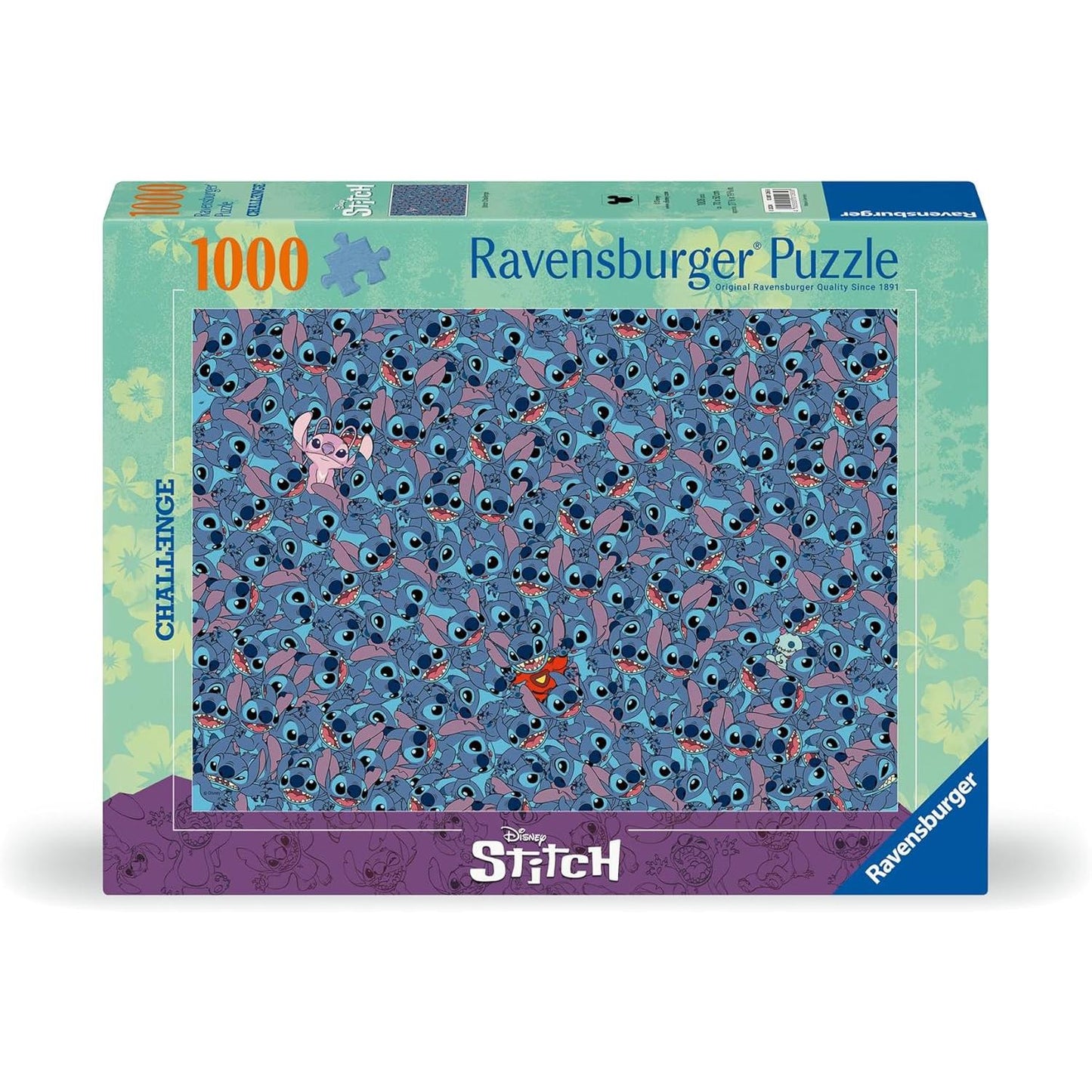 Stitch Challenge 1000 Piece Jigsaw Puzzle Ravensburger