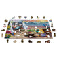 Summertime 505 Piece Wood Jigsaw Puzzle Wooden City