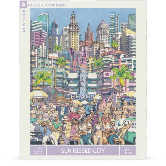 Sun Kissed City 500 Piece Jigsaw Puzzle NYPC