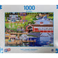 Sunday at the Covered Bridge Art Gallery 1000 Piece Jigsaw Puzzle Sure Lox
