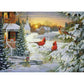 Sunset Cardinals 1000 Piece Jigsaw Puzzle Cobble Hill