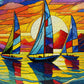 Sunset Sailing 500 Piece Jigsaw Puzzle Springbok