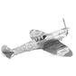 Supermarine Spitfire Fighter Jet 3D Steel Model Kit Metal Earth