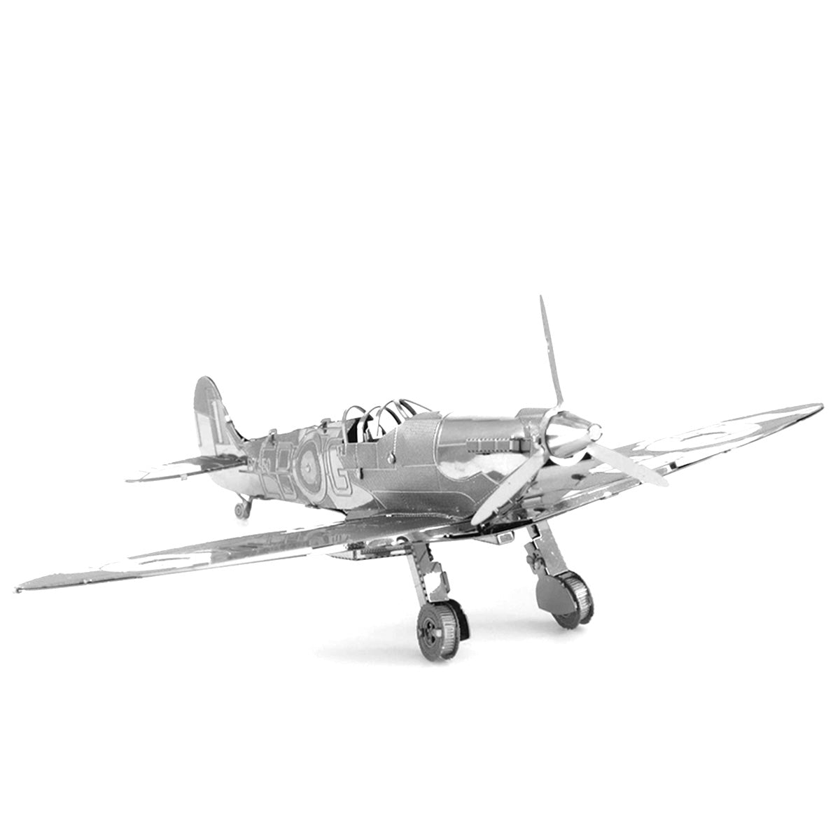 Supermarine Spitfire Fighter Jet 3D Steel Model Kit Metal Earth