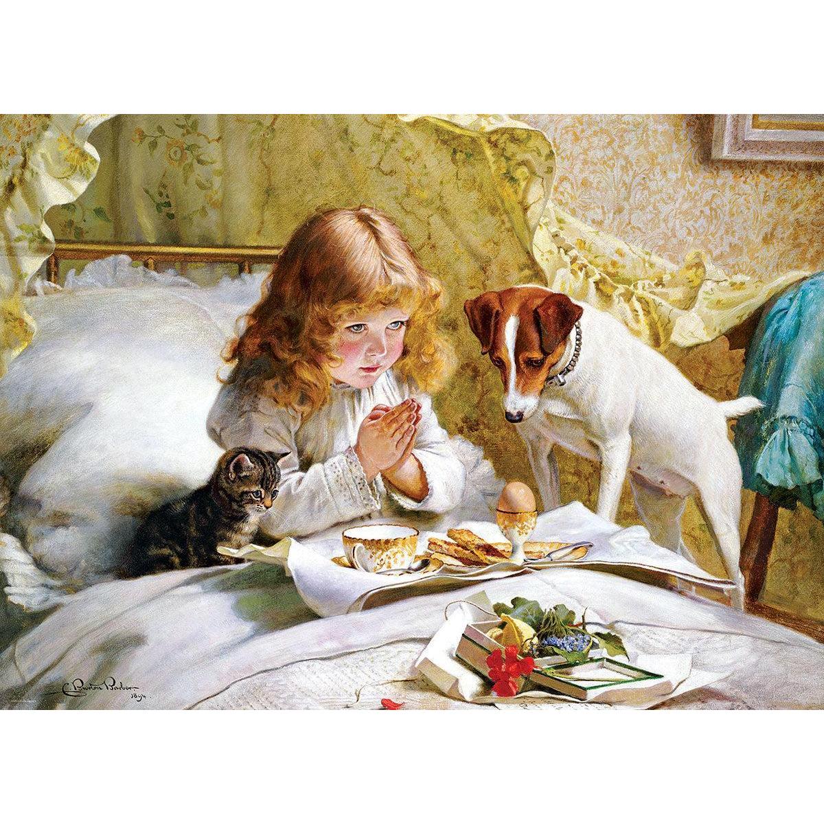 Suspense by Charles Burton Barber 1000 Piece Jigsaw Puzzle Eurographics