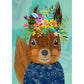 Sweet Squirrel Floral Friends 1000 Piece Jigsaw Puzzle Heye