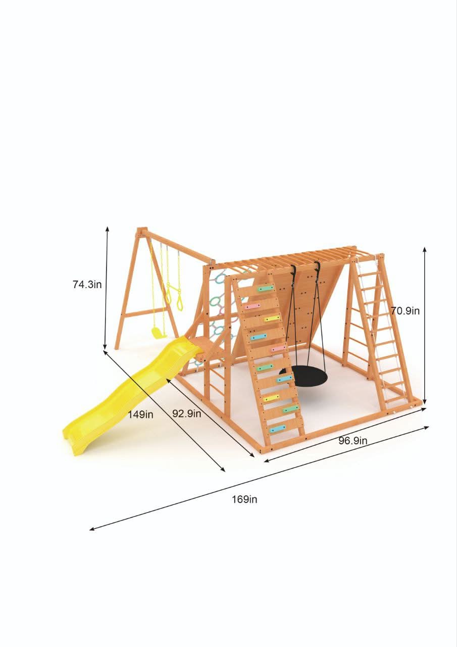 Sycamore Jumbo | Outdoor Sensory Swing Set & Jungle Gym