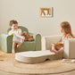 Tiny Land® GentleSnug Kid Chair - Beige White