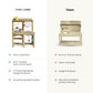 Tiny Land® Mud Kitchen - DuoPlay Outdoor Play Kitchen for Kids