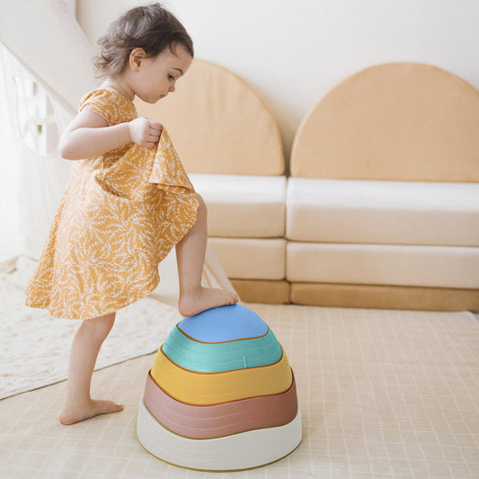 Tiny Land® Stepping Stones - Beach Vacation - Chickadees Wooden Toys