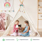 Tiny Land® Teepee Tent for Kids with Mat – Indoor Play Tent with Floor Mat