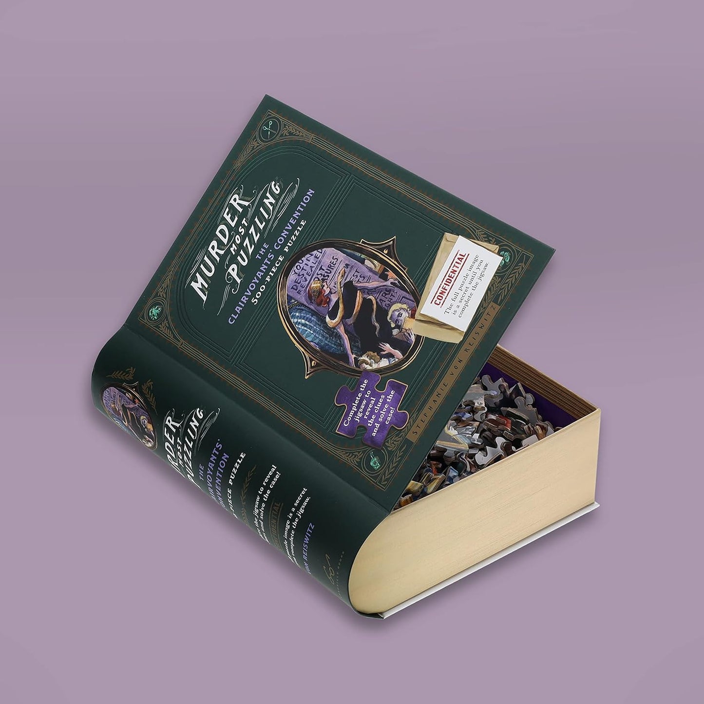 The Clairvoyants' Convention 500 Piece Murder Mystery Jigsaw Puzzle Chronicle