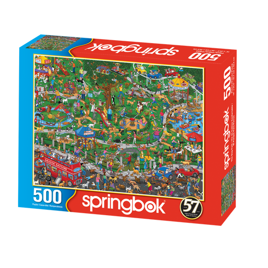 The Dog Park 500 Piece Jigsaw Puzzle Springbok