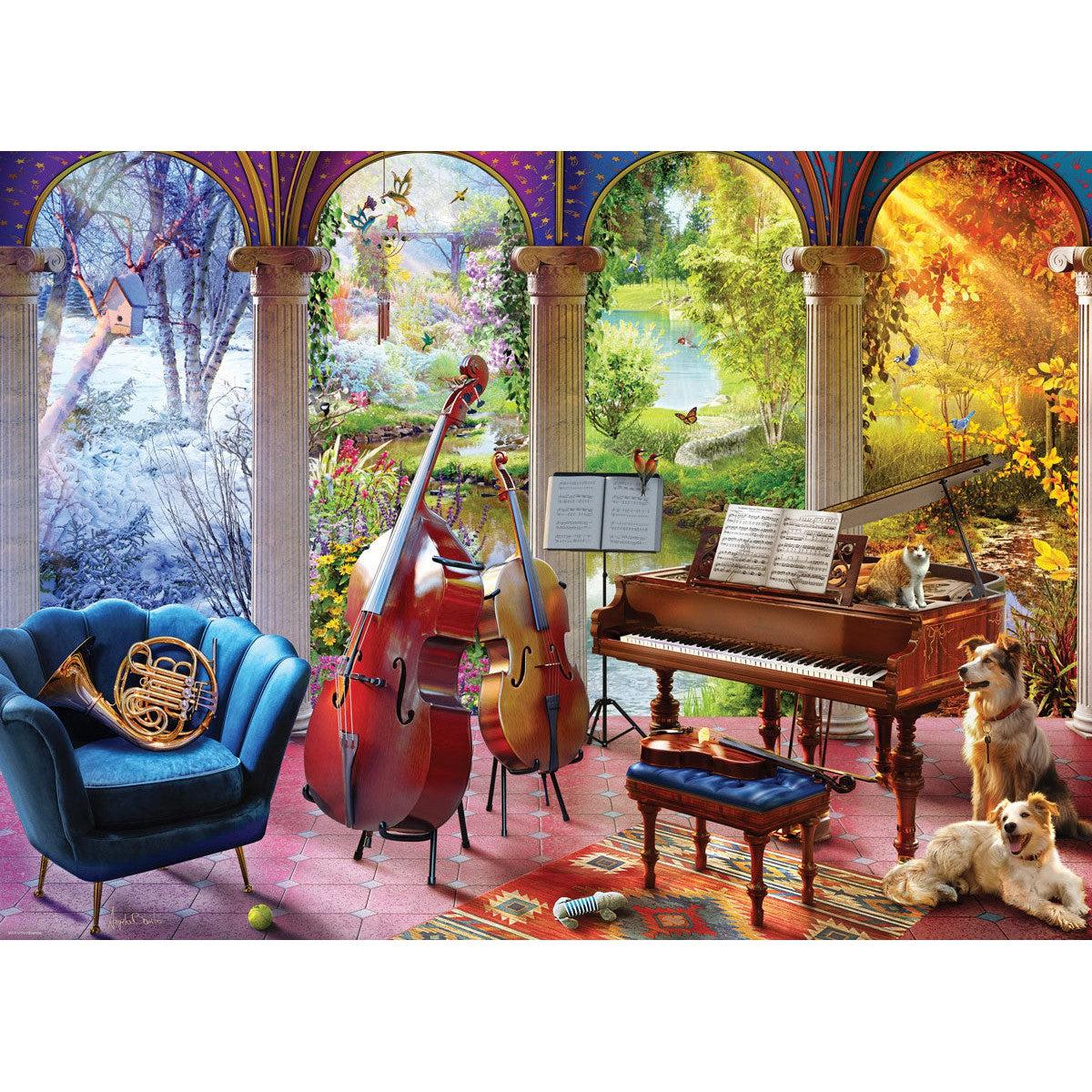 The Four Seasons of Music 1000 Piece Jigsaw Puzzle Eurographics