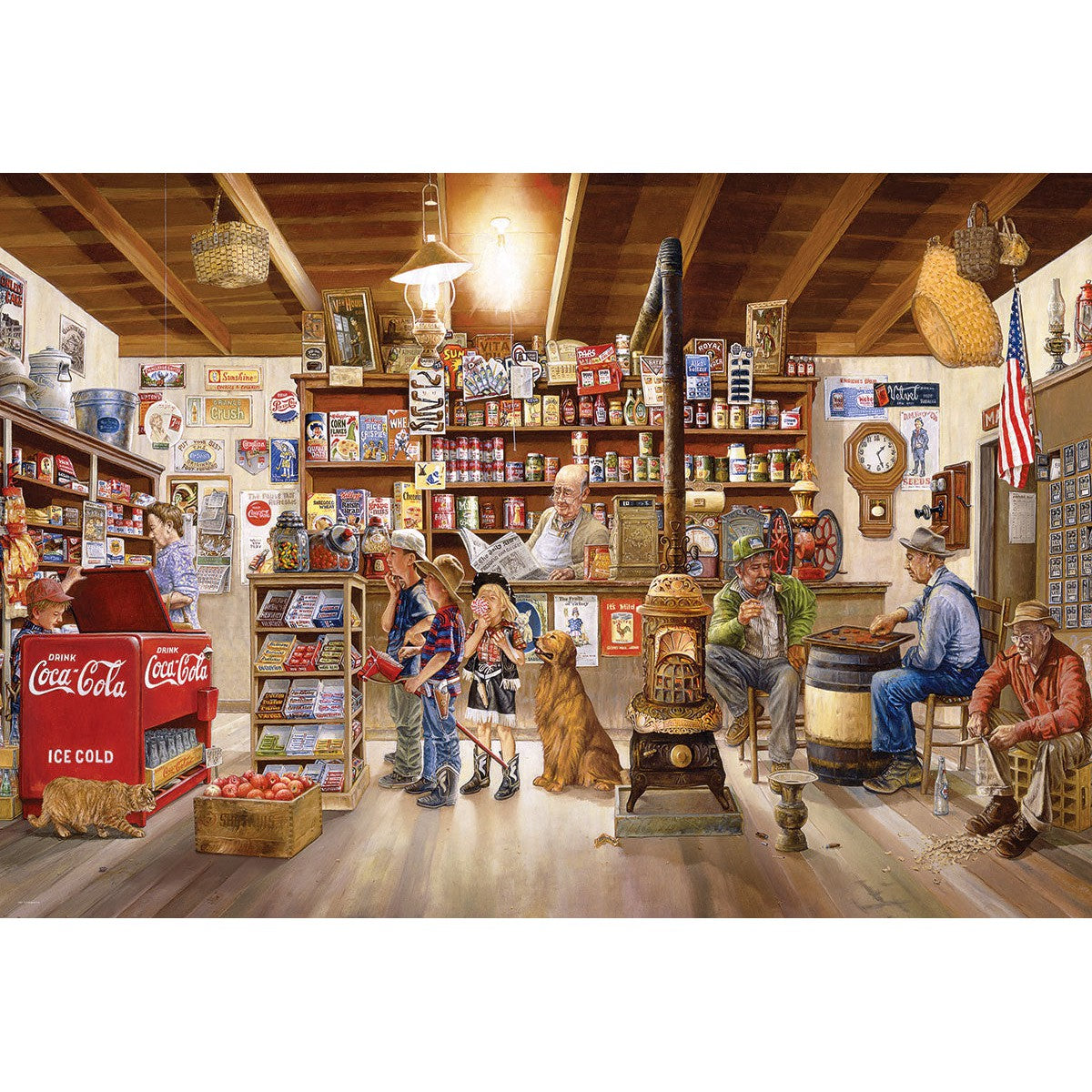 The General Store 2000 Piece Jigsaw Puzzle Eurographics