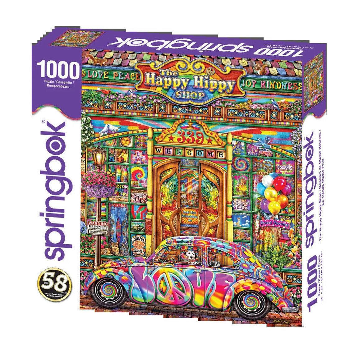 The Happy Hippy Shop 1000 Piece Jigsaw Puzzle Springbok