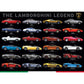 The Lamborghini Legend 1000 Piece Jigsaw Puzzle Eurographics