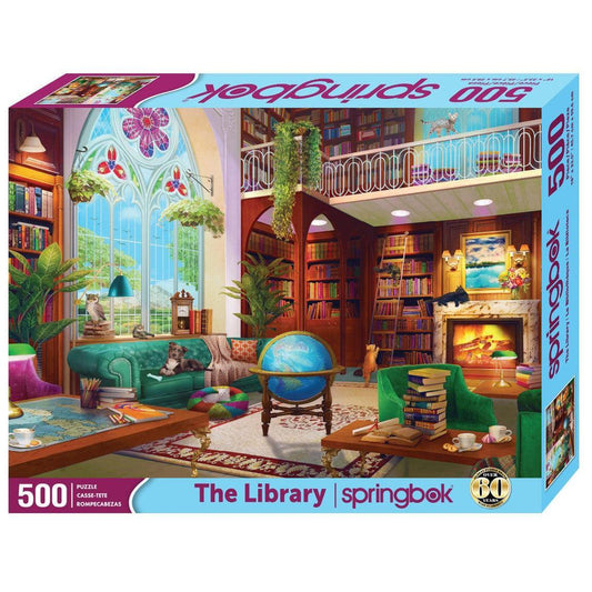 The Library 500 Piece Jigsaw Puzzle Springbok