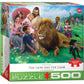 The Lion & the Lamb 500 Piece Jigsaw Puzzle Eurographics