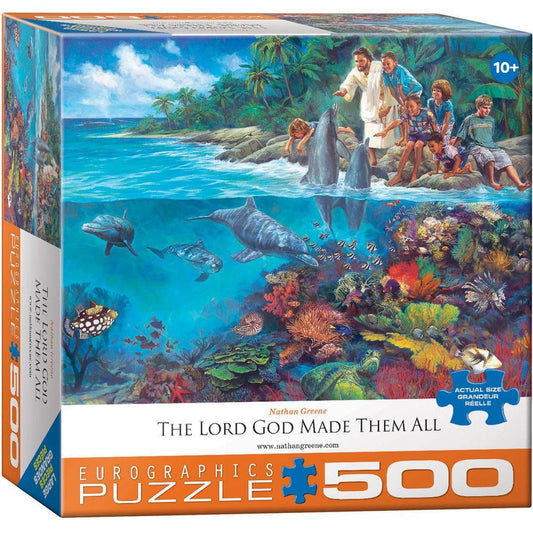 The Lord God made Them All 500 Piece Jigsaw Puzzle Eurographics
