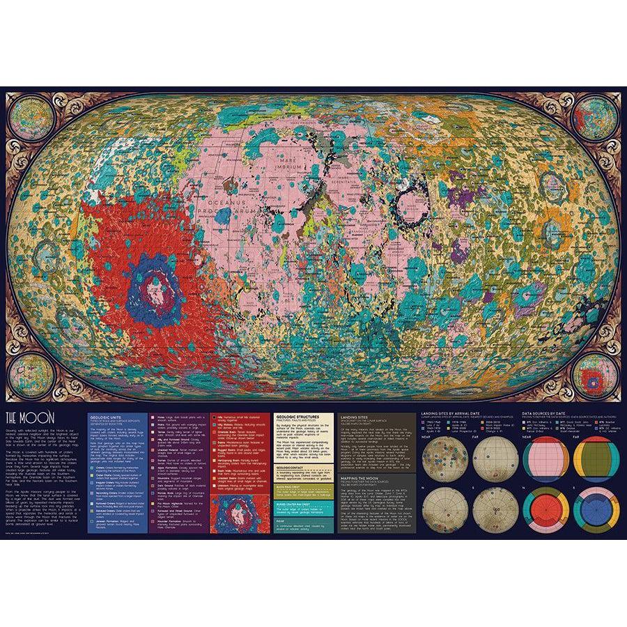 The Moon 1000 Piece Jigsaw Puzzle Cobble Hill