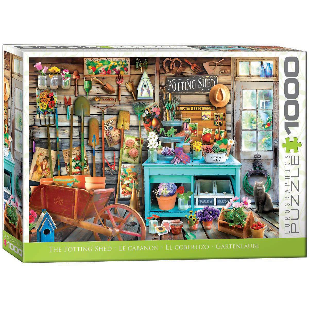 The Potting Shed 1000 Piece Jigsaw Puzzle Eurographics