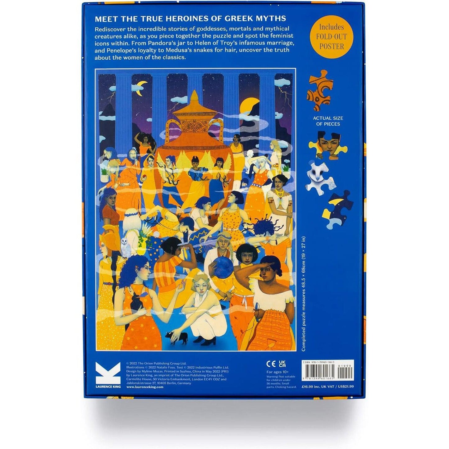 The Real Women of Greek Myths 1000 Piece Jigsaw Puzzle Laurence King