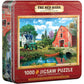The Red Barn 1000 Piece Jigsaw Puzzle in Tin Eurographics