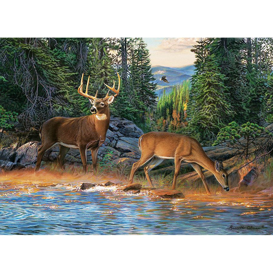 The River's Edge 1000 Piece Jigsaw Puzzle Cobble Hill