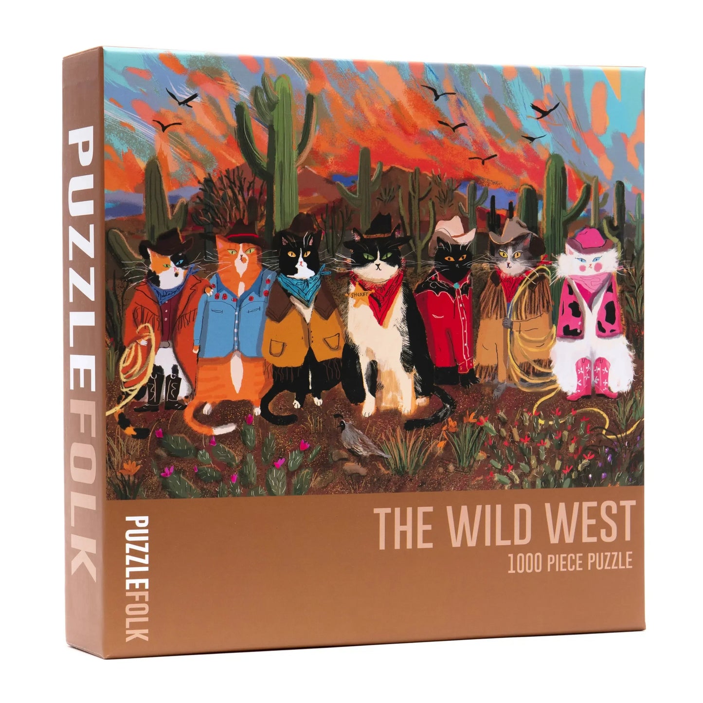 The Wild West 1000 Piece Jigsaw Puzzle PuzzleFolk