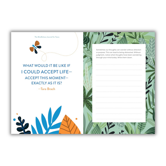 The Mindfulness Journal for Teens: Prompts and Practices to Help You Stay Cool, Calm, and Present (Spiral Bound) - Chickadees Wooden Toys