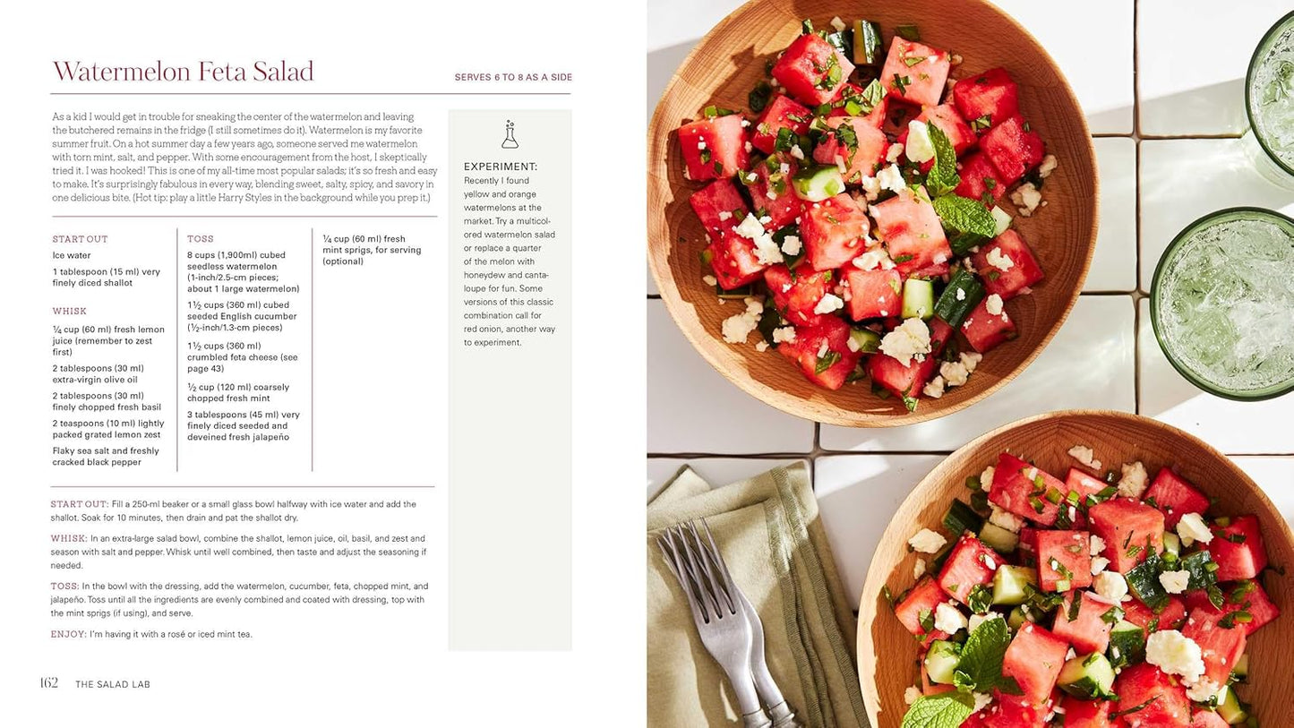 The Salad Lab: Whisk, Toss, Enjoy!: Recipes for Making Fabulous Salads Every Day (A Cookbook) (Spiral Bound)