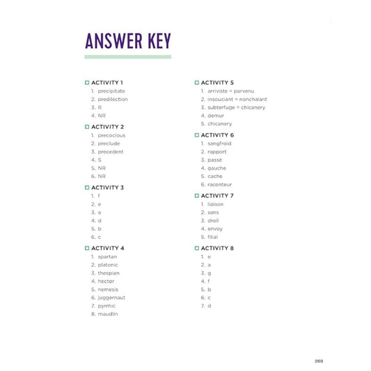 The Vocabulary Builder Workbook (Spiral Bound)