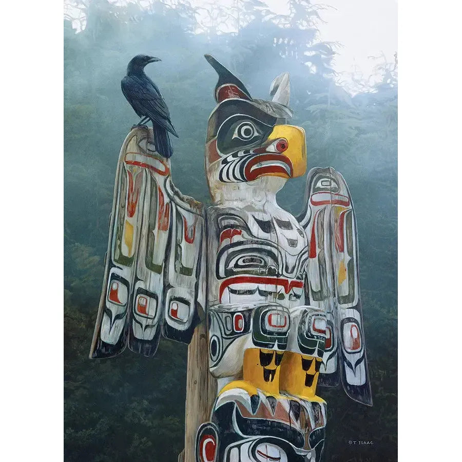 Totem Pole in the Mist 1000 Piece Jigsaw Puzzle Cobble Hill