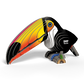 Toucan 3D Cardboard Model Kit Eugy