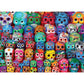Traditional Mexican Skulls 1000 Piece Jigsaw Puzzle Eurographics