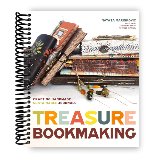 Treasure Book Making: Crafting Handmade Sustainable Journals (Create Diary DIYs and Papercrafts without Bookbinding Tools) (Spiral Bound)