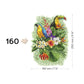 Tropical Birds 160 Piece Wood Jigsaw Puzzle Wooden City