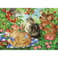 Under the Cherry Tree 350 Piece Family Jigsaw Puzzle Cobble Hill - Chickadees Wooden Toys