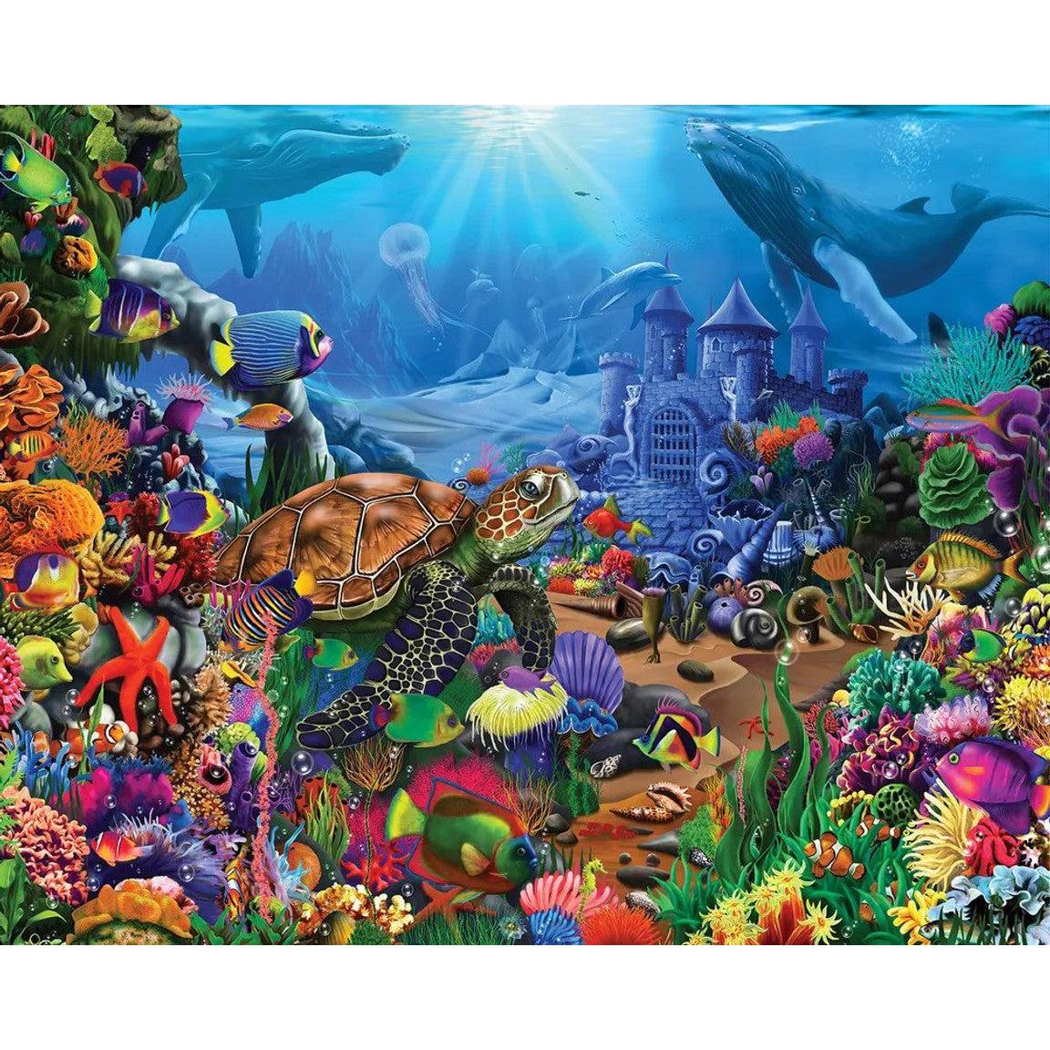 Undersea Turtle 1000 Piece Jigsaw Puzzle Springbok
