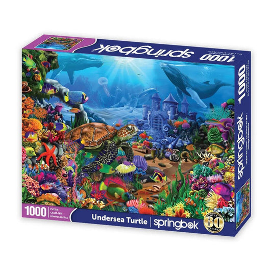 Undersea Turtle 1000 Piece Jigsaw Puzzle Springbok