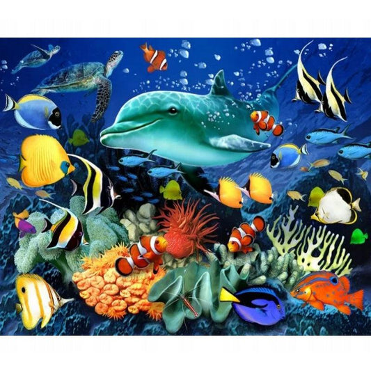 Underwater Adventures 200 Piece Wood Jigsaw Puzzle Wooden City - Chickadees Wooden Toys