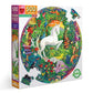 Unicorn Garden 500 Piece Round Jigsaw Puzzle eeBoo