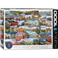 United Kingdom Globetrotter 1000 Piece Jigsaw Puzzle Eurographics